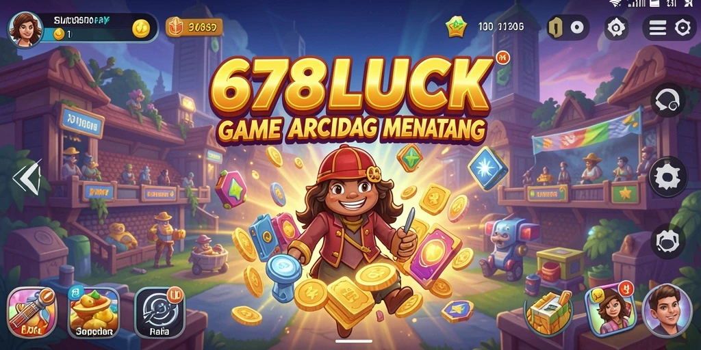 Screenshot gameplay 678LUCK menampilkan aksi seru dan tantangan Arcade.