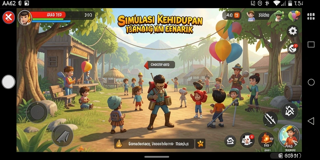 Tampilan gameplay <strong>AA62</strong> yang menarik dan interaktif.