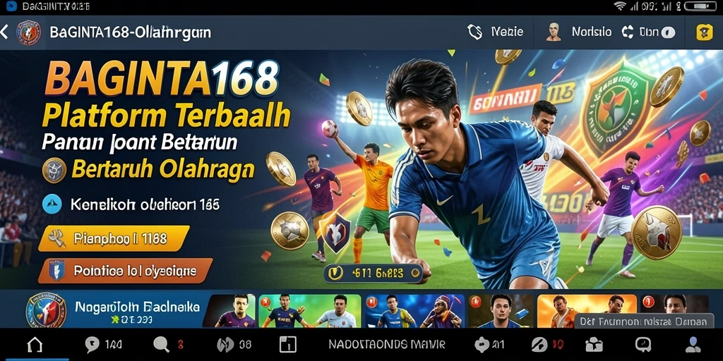 Tampilan antarmuka yang menarik dari gameplay Sportsbook BAGINTA168.