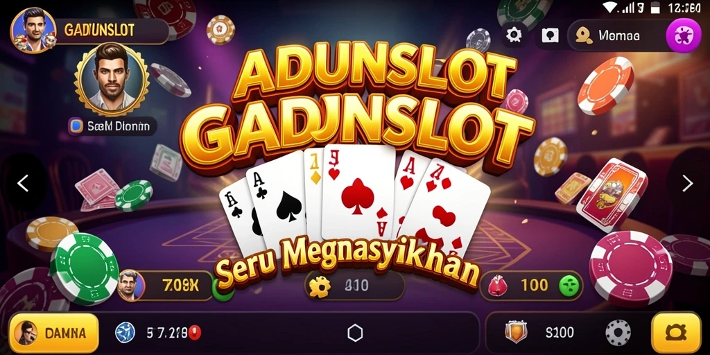 Screenshot gameplay GADUNSLOT yang menampilkan keseruan bermain Domino.