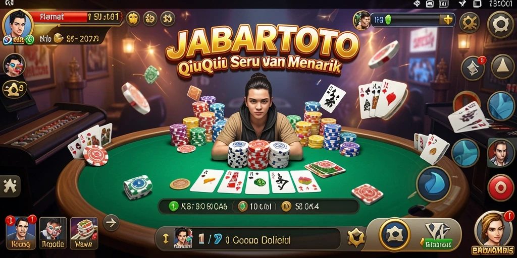 Tampilan gameplay seru dalam JABARTOTO QiuQiu.
