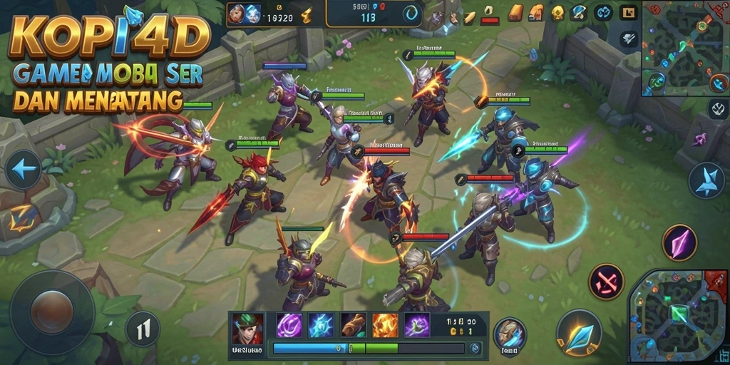 Gameplay KOPI4D yang intens dan seru.