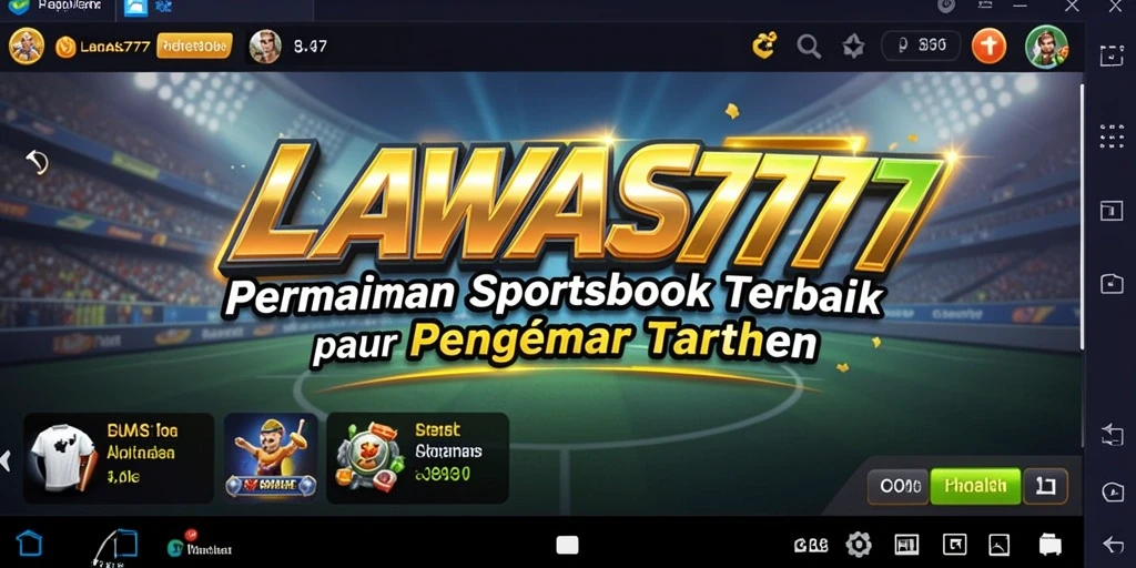 Tampilan utama LAWAS777 dengan berbagai opsi taruhan olahraga.