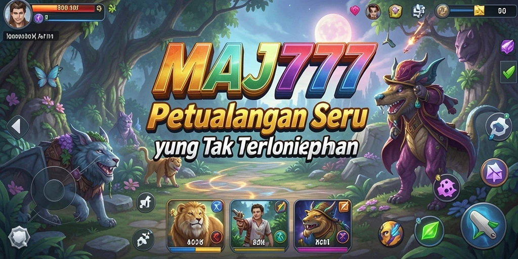 Tampilan gameplay seru dari petualangan di MAJ777.