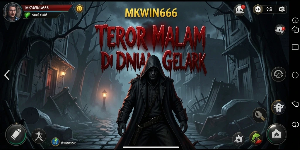 Screenshot gameplay <strong>MKWIN666</strong> yang menampilkan momen menakutkan dan grafik menyeramkan.
