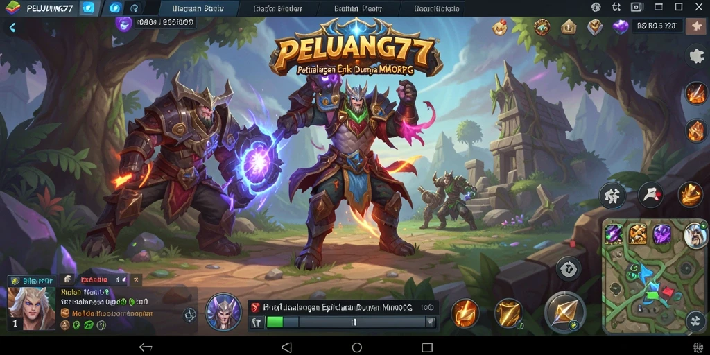Screenshot menampilkan aksi seru di gameplay PELUANG77 yang menantang.