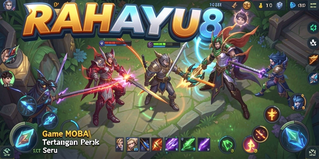Tampilan gameplay seru dari RAHAYU88 yang menguji strategi tim.