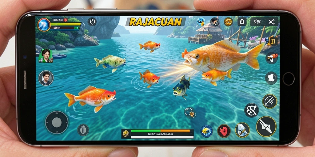 Tangkapan layar gameplay RAJACUAN yang seru dan mendebarkan.