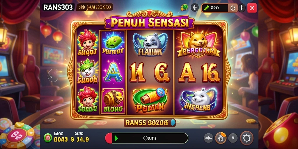 Screenshot gameplay RANS303 yang menunjukkan pengalaman bermain slot.